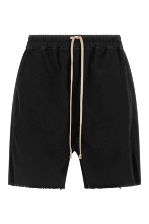 Black cotton canvas Bermuda shorts RICK OWENS DRKSHDW | DU01F4383CVS09